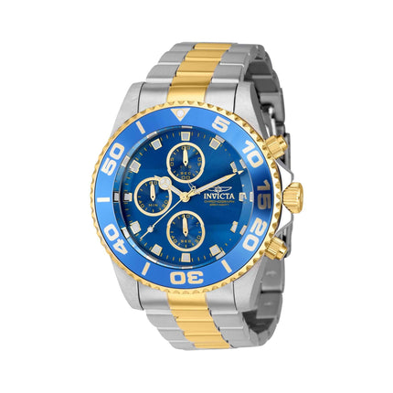 Invicta Men's Chronograph Watch - Pro Diver Blue Dial Two Tone Bracelet | 43408 ,