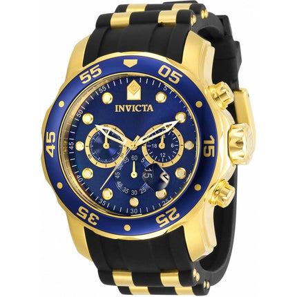 Invicta Men's Chronograph Watch - Pro Diver Blue Dial Two Tone Strap | 30763 ,