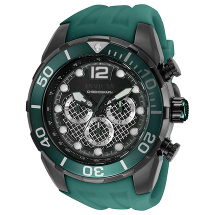 Invicta Men's Chronograph Watch - Pro Diver Dark Green and Black Dial Strap | 35551 ,