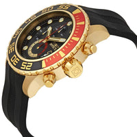 Invicta Men's Chronograph Watch - Pro Diver Dark Grey Dial Black Rubber Strap | 19246 ,