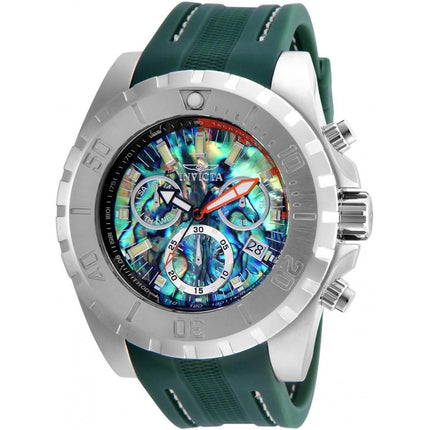 Invicta Men's Chronograph Watch - Pro Diver Green Polyurethane Strap | 25096 ,