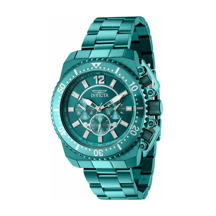 Invicta Men's Chronograph Watch - Pro Diver Green Stainless Steel Bracelet | 40872 ,