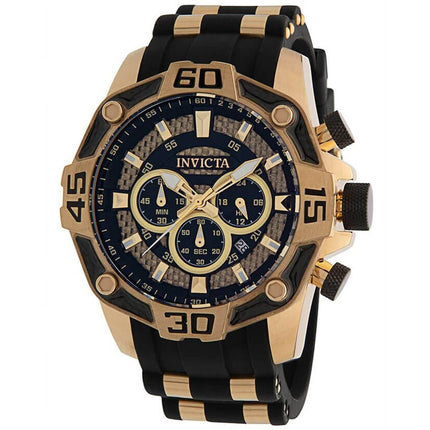 Invicta Men's Chronograph Watch - Pro Diver Japanese Quartz Two Tone Strap | 33838 ,