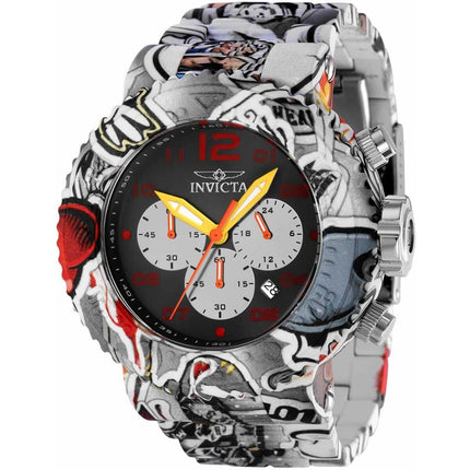 Invicta Men's Chronograph Watch - Pro Diver Quartz Aqua Plated Steel Bracelet | 36772 ,