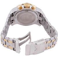 Invicta Men's Chronograph Watch - Pro Diver Quartz Black and Gold Tone Dial | 35134 ,