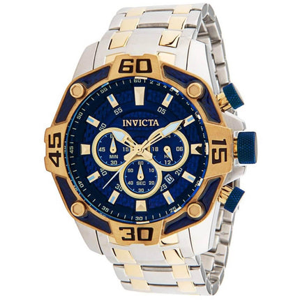 Invicta Men's Chronograph Watch - Pro Diver Quartz Two Tone Steel Bracelet | 33845 ,