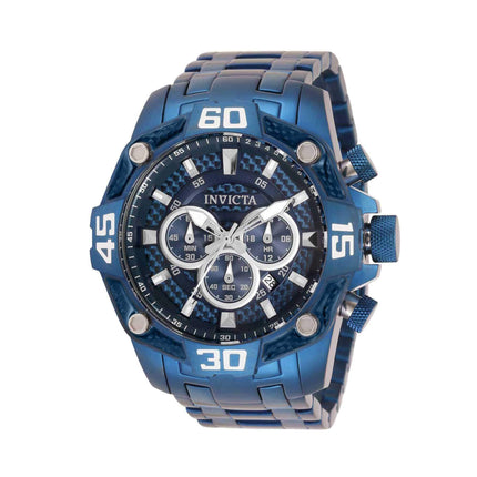 Invicta Men's Chronograph Watch - Pro Diver Rotating Bezel Blue Dial Bracelet | 33851 ,