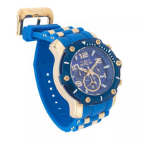 Invicta Men's Chronograph Watch - Pro Diver Yellow Gold Steel and Blue Strap | 40814 ,