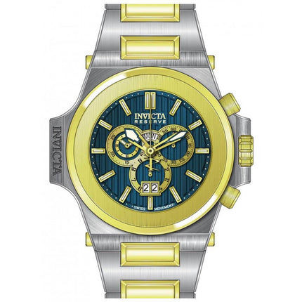 Invicta Men's Chronograph Watch - Reserve Akula Blue Dial Two Tone Bracelet | 31680 ,