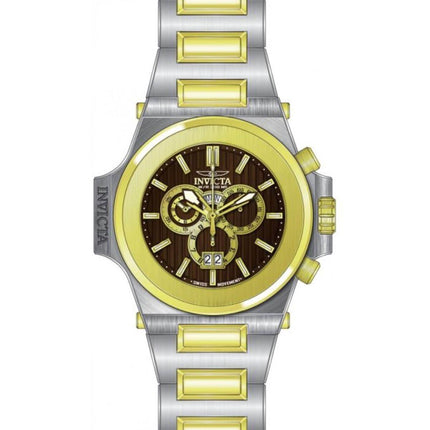Invicta Men's Chronograph Watch - Reserve Akula Brown Dial Two Tone Bracelet | 31679 ,