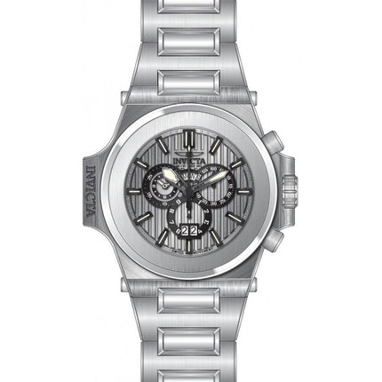 Invicta Men's Chronograph Watch - Reserve Akula Silver Tone Dial Bracelet | 31672 ,