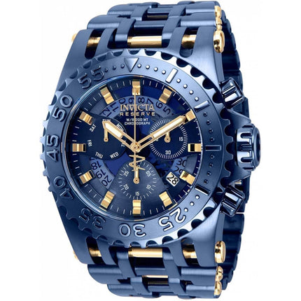 Invicta Men's Chronograph Watch - Reserve Blue Dial Two Tone Bracelet | 30120 ,