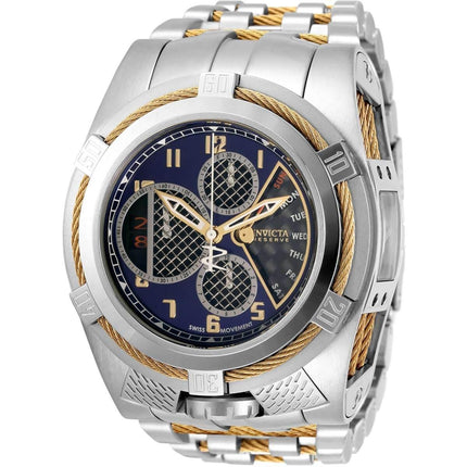 Invicta Men's Chronograph Watch - Reserve Bolt Blue and Black Dial Bracelet | 31624 ,