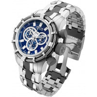Invicta Men's Chronograph Watch - Reserve Bolt Blue and Silver Dial Bracelet | 33308 ,