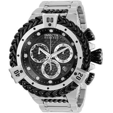 Invicta Men's Chronograph Watch - Reserve Bolt Hercules Black and Silver Dial | 30541 ,
