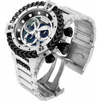 Invicta Men's Chronograph Watch - Reserve Hercules Black and Silver Bracelet | 33709 ,
