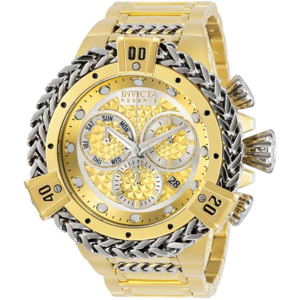 Invicta Men's Chronograph Watch - Reserve Hercules Gold and Silver Tone Dial | 30545 ,