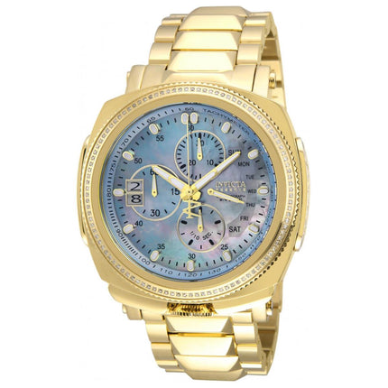 Invicta Men's Chronograph Watch - Reserve Russian Diver White MOP Dial Steel | 31007 ,