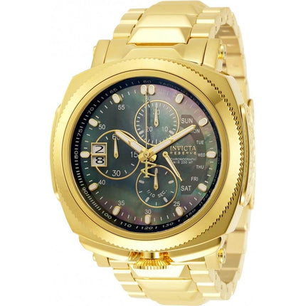 Invicta Men's Chronograph Watch - Reserve Russian Diver Yellow Gold Bracelet | 30839 ,