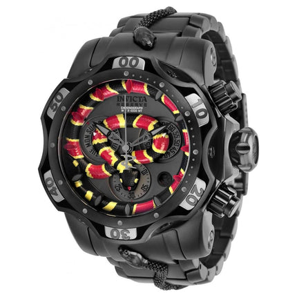 Invicta Men's Chronograph Watch - Reserve Venom Black Bracelet | 30845 ,
