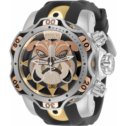 Invicta Men's Chronograph Watch - Reserve Venom Black Rubber Strap | 30347 ,