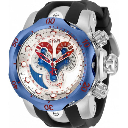 Invicta Men's Chronograph Watch - Reserve Venom Blue and Red Bezel Strap | 32097 ,