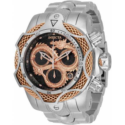Invicta Men's Chronograph Watch - Reserve Venom Gunmetal and Rose Gold Dial | 31511 ,