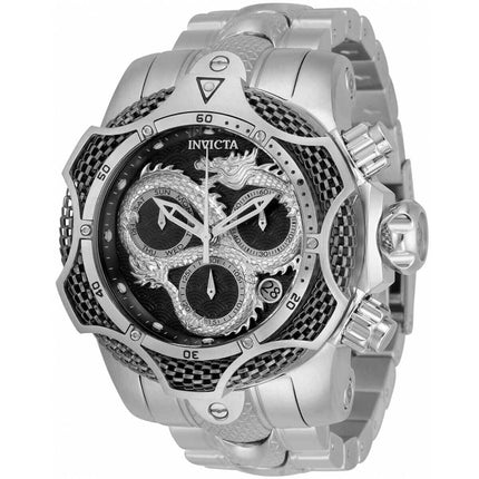 Invicta Men's Chronograph Watch - Reserve Venom Gunmetal and Silver Tone Dial | 31510 ,