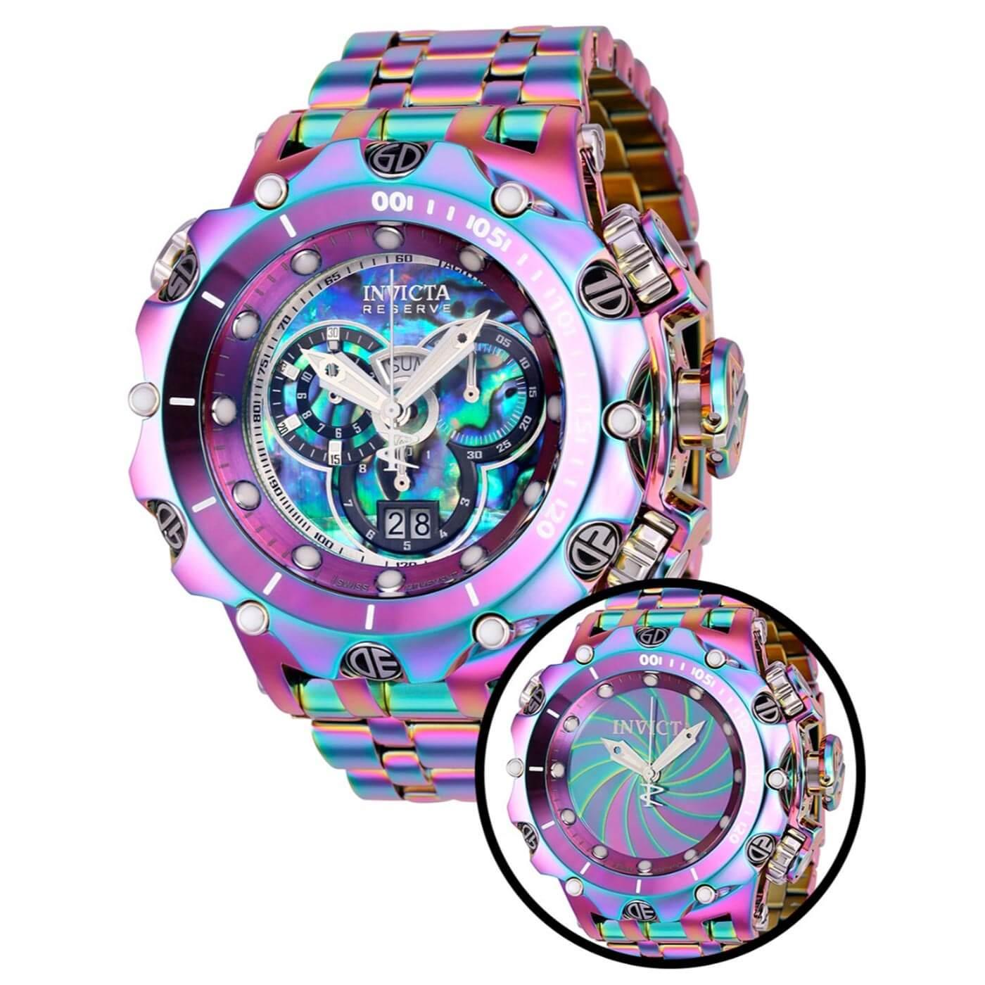 Invicta Men's Chronograph Watch - Reserve Venom Iridescent