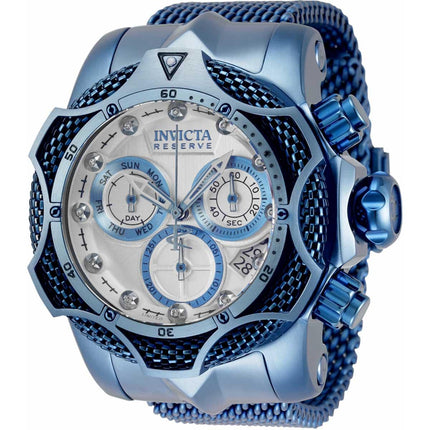 Invicta Men's Chronograph Watch - Reserve Venom Quartz Light Blue Bracelet | 35053 ,