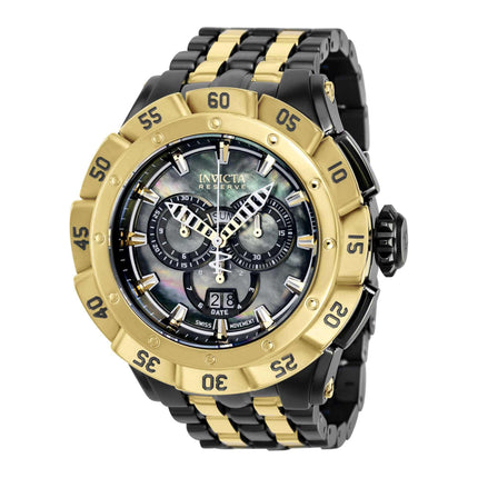 Invicta Men's Chronograph Watch - Ripsaw Gold Tone Rotating Bezel Bracelet | 38795 ,