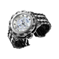 Invicta Men's Chronograph Watch - Ripsaw Silver Tone Rotating Bezel Bracelet | 38798 ,