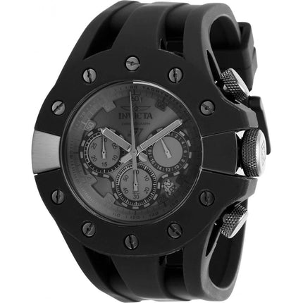 Invicta Men's Chronograph Watch - S1 Rally Gunmetal Dial Black Rubber Strap | 28575 ,