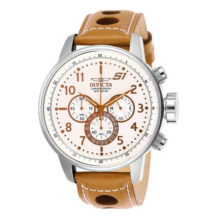 Invicta Men's Chronograph Watch - S1 Rally Light Brown Leather Strap | 25725 ,