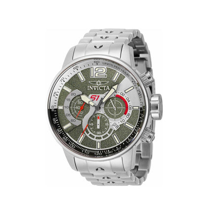 Invicta Men's Chronograph Watch - S1 Rally Quartz Gunmetal and Silver Dial | 41315 ,