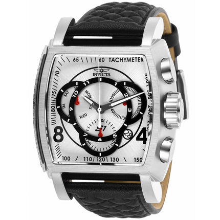 Invicta Men's Chronograph Watch - S1 Rally Silver Tone and Black Dial Strap | 27918 ,