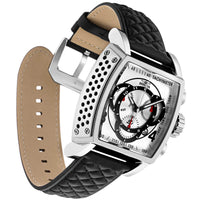 Invicta Men's Chronograph Watch - S1 Rally Silver Tone and Black Dial Strap | 27918 ,
