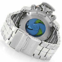 Invicta Men's Chronograph Watch - Sea Hunter Black Dial Silver Steel Bracelet | 27369 ,