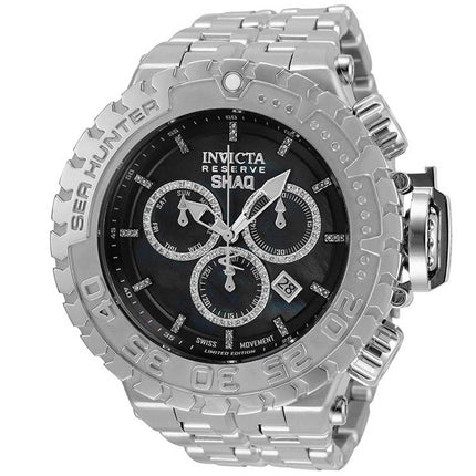 Invicta Men's Chronograph Watch - Sea Hunter Quartz Steel Bracelet Diamond | 34612 ,