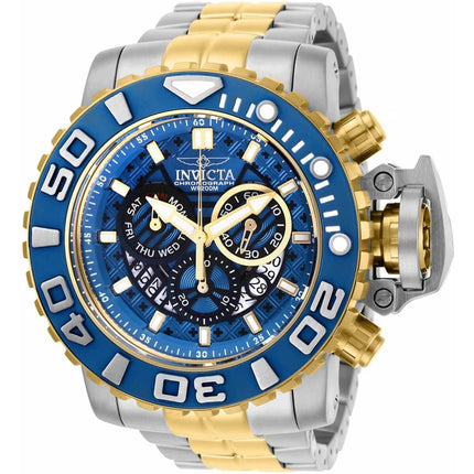 Invicta Men's Chronograph Watch - Sea Hunter Rotating Bezel Two Tone Bracelet | 22133 ,