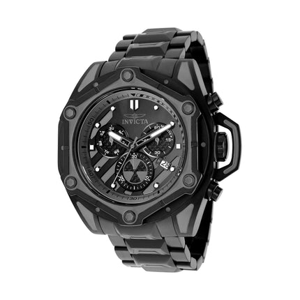 Invicta Men's Chronograph Watch - Sea Monster Grey and Black Dial Bracelet | 34759 ,