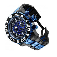 Invicta Men's Chronograph Watch - Shaq Black and Blue Dial Two Tone Bracelet | 33756 ,