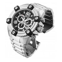 Invicta Men's Chronograph Watch - Shaq Black Dial Stainless Steel Bracelet | 33714 ,