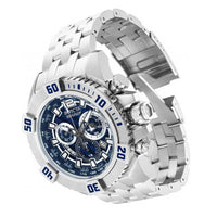 Invicta Men's Chronograph Watch - Shaq Blue and Silver Tone Dial Bracelet | 33766 ,