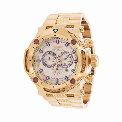 Invicta Men's Chronograph Watch - Shaq Quartz Gold Tone Dial Bracelet | 37023 ,