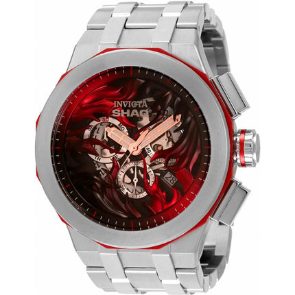 Invicta Men's Chronograph Watch - Shaq Quartz Semi-Skeleton Dial Bracelet | 34816 ,