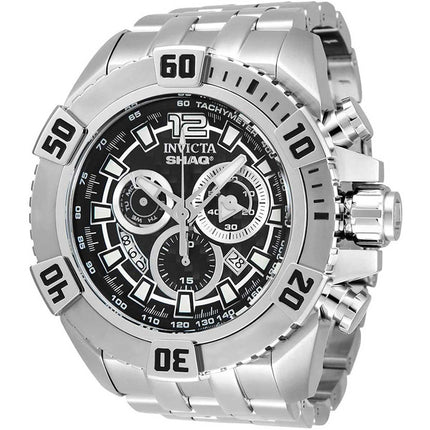 Invicta Men's Chronograph Watch - Shaq Rotating Bezel Silver Tone Bracelet | 33764 ,