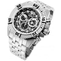Invicta Men's Chronograph Watch - Shaq Rotating Bezel Silver Tone Bracelet | 33764 ,