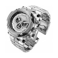Invicta Men's Chronograph Watch - Shaq Silver Tone Stainless Steel Bracelet | 33671 ,