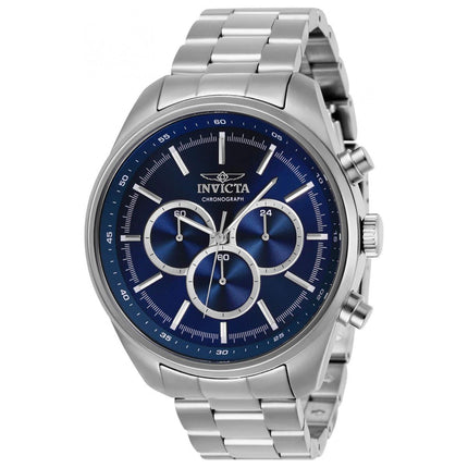 Invicta Men's Chronograph Watch - Specialty Blue Dial Stainless Steel Bracelet | 29164 ,